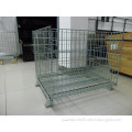 Folding Warehouse Steel Metal Wire Rolling Storage Cage (YD-K001)